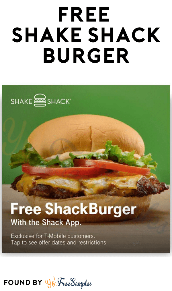 FREE Shake Shack Burger from T-Mobile Tuesday App