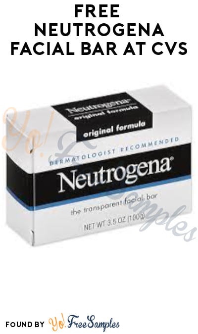 FREE Neutrogena Facial Bar at CVS (Account/Coupon Required)