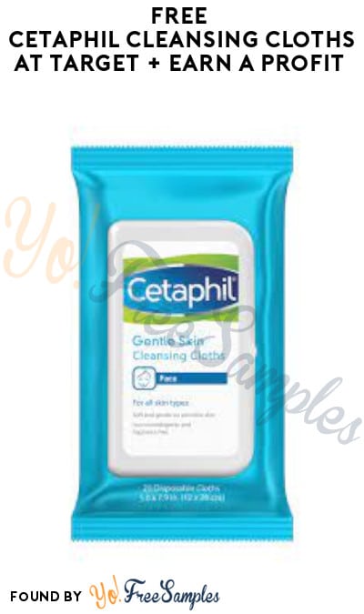 FREE Cetaphil Cleansing Cloths at Target + Earn A Profit (Target Circle & Ibotta Required)