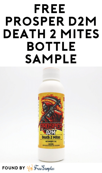 FREE Prosper D2M Death 2 Mites Bottle Sample