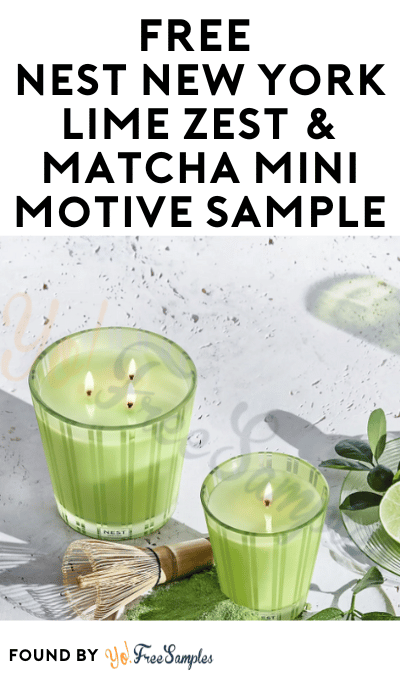 FREE NEST New York Lime Zest & Matcha Mini Motive Sample