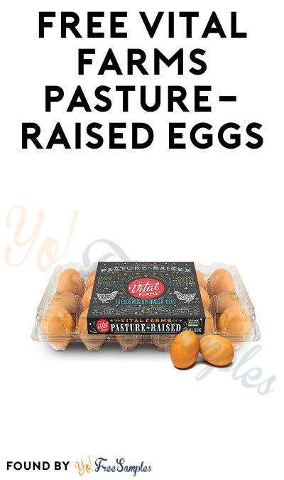 FREE Vital Farms Pasture-Raised Eggs