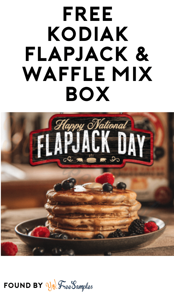 FREE Kodiak Flapjack & Waffle Mix Box