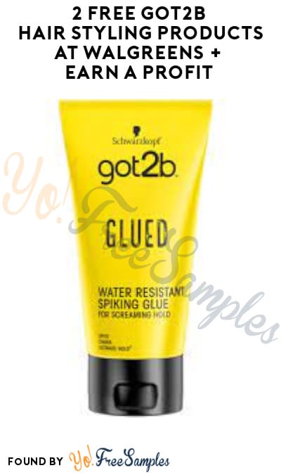 2 FREE Got2b Hair Styling Product at Walgreens + Earn A Profit (Online Only + Coupon & Ibotta Required)