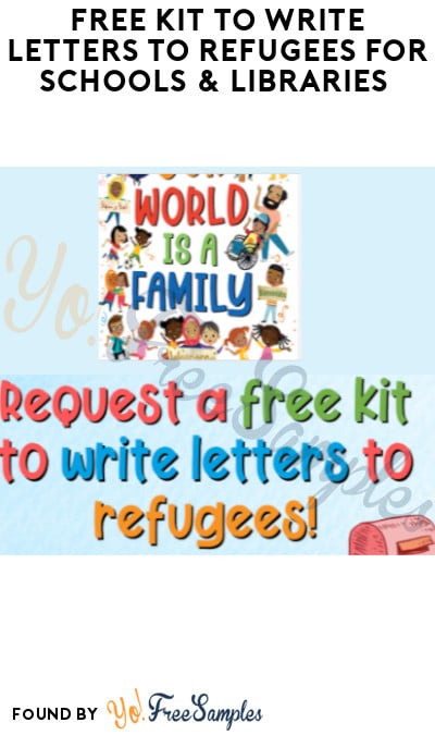 FREE Kit to Write Letters to Refugees for Schools & Libraries
