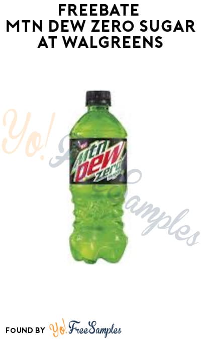 FREEBATE Mtn Dew Zero Sugar at Walgreens (Ibotta Required)