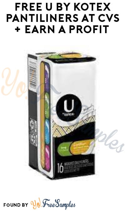 FREE U by Kotex Pantiliners at CVS + Earn A Profit (Coupon & Fetch Rewards Required + In-Store Only)