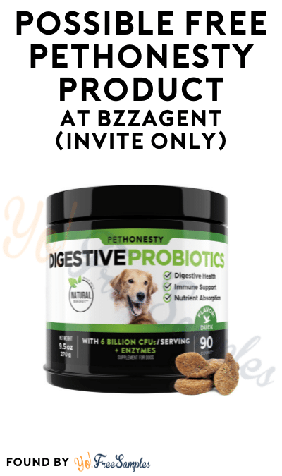 Possible FREE Pethonesty Product At BzzAgent (Invite Only)