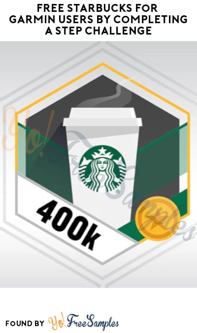 FREE Starbucks for Garmin Users by Completing a Step Challenge