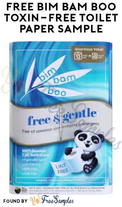 FREE Bim Bam Boo Toxin-Free Toilet Paper Sample