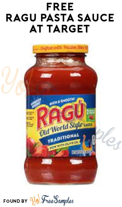 FREE Ragu Pasta Sauce at Target (Swagbucks Required)
