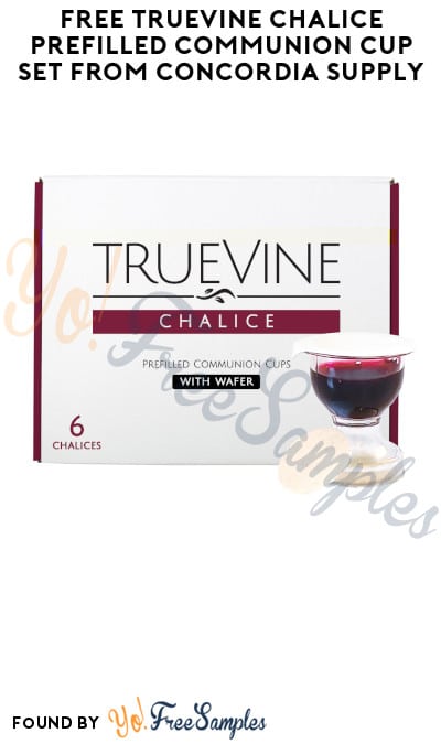 FREE TrueVine Chalice Prefilled Communion Cups Set from Concordia Supply (Code Required)