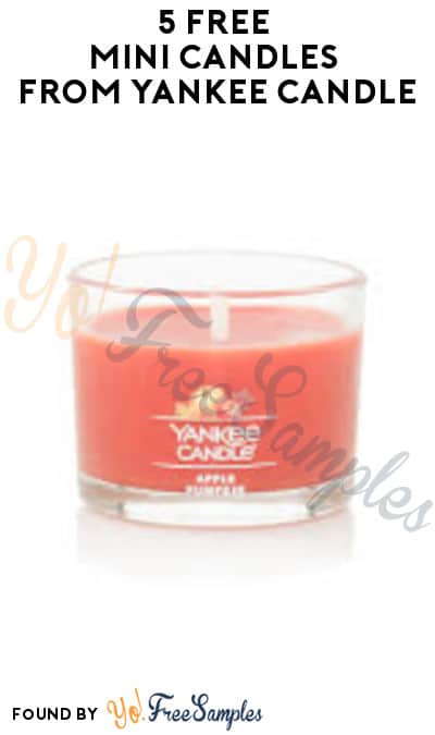 5 FREE Mini Candles from Yankee Candle (Clearance + Coupon Required)