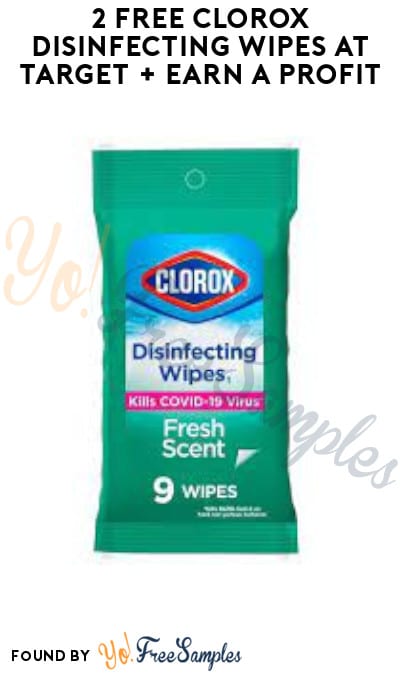 2 FREE Clorox Disinfecting Wipes at Target + Earn A Profit (Checkout51 & Swagbucks Required)