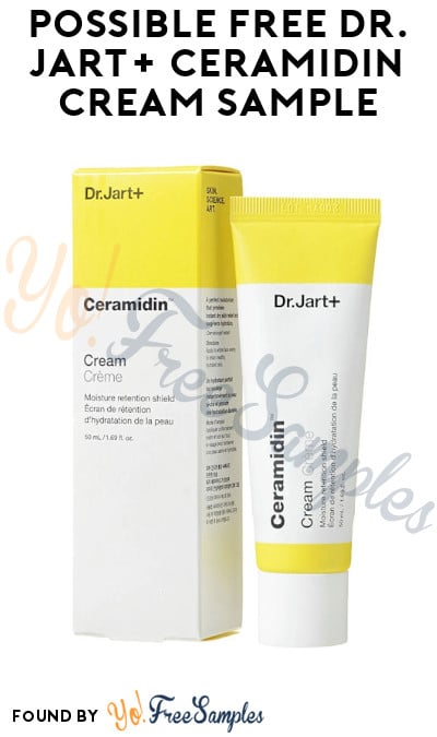 Possible FREE Dr. Jart+ Ceramidin Cream Sample (Facebook/Instagram Required)