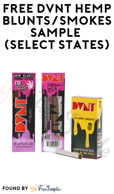 FREE DVNT Hemp Blunts/Smokes Sample (Select States)