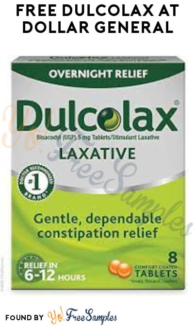 FREE Dulcolax at Dollar General (Account/Coupon Required)