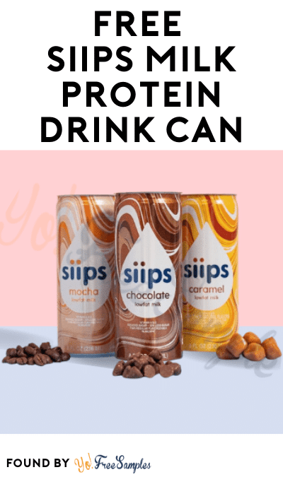 FREE Siips Milk Protein Drink Can