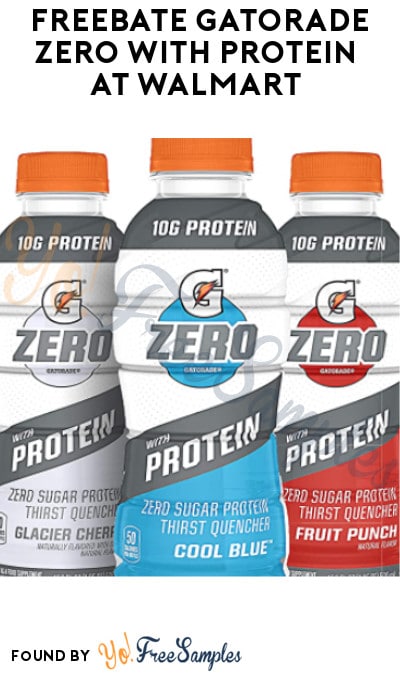 FREEBATE Gatorade Zero With Protein at Walmart (Ibotta Required)