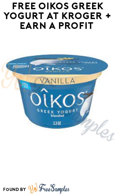 FREE Oikos Greek Yogurt at Kroger + Earn A Profit (Ibotta Required)