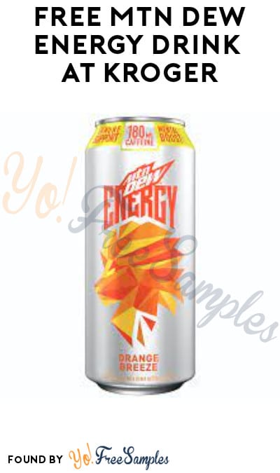 FREE Mtn Dew Energy Drink at Kroger (Account/Coupon Required)