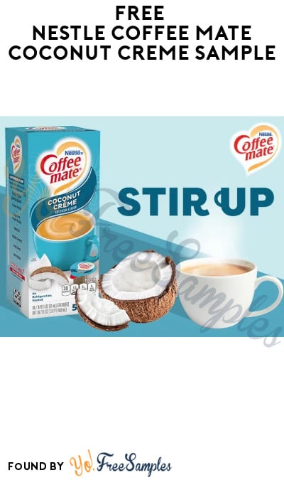 FREE Nestle Coffee Mate Coconut Creme Sample (Food Industry Professionals Only)