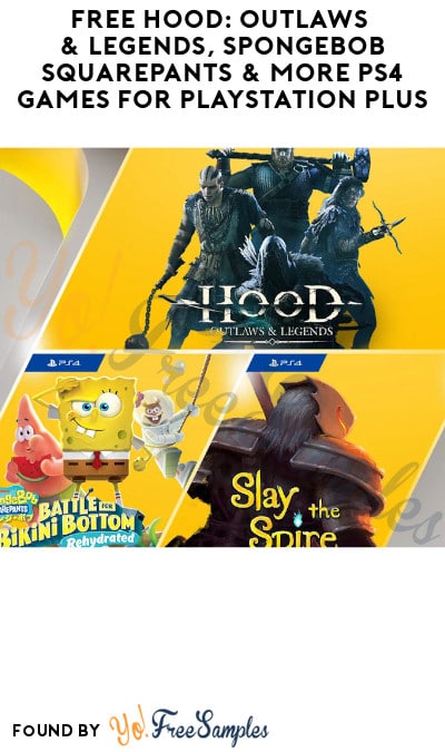 FREE Hood: Outlaws & Legends, SpongeBob SquarePants & More PS4 Games for PlayStation Plus