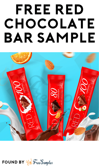 FREE Red Chocolate Bar Sample