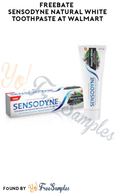 FREEBATE Sensodyne Natural White Toothpaste at Walmart (Ibotta Required)