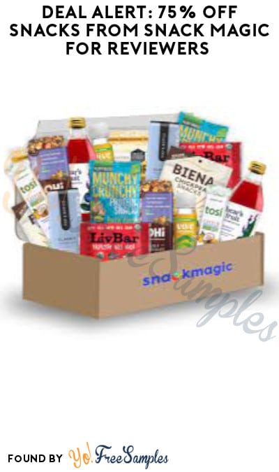 DEAL ALERT: 75% Off Snacks from SnackMagic for Reviewers
