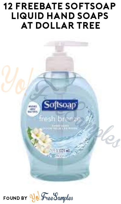 12 FREEBATE Softsoap Liquid Hand Soaps at Dollar Tree (New TopCashback Members)