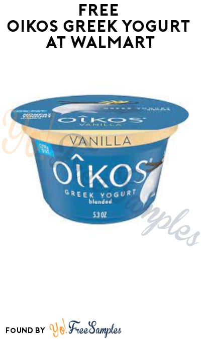 FREE Oikos Greek Yogurt at Walmart (Ibotta Required)