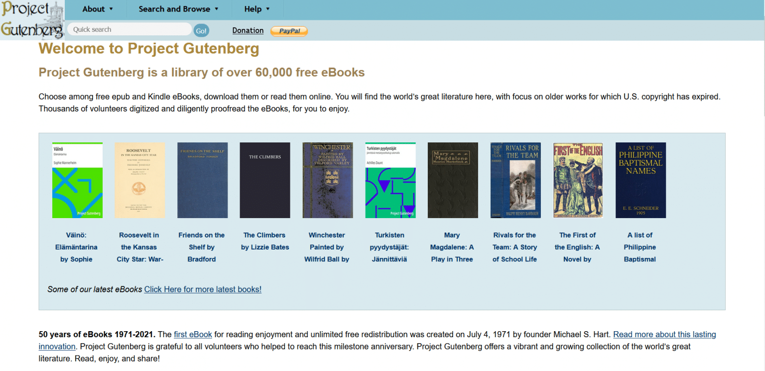 All The Best Free Books Online sites