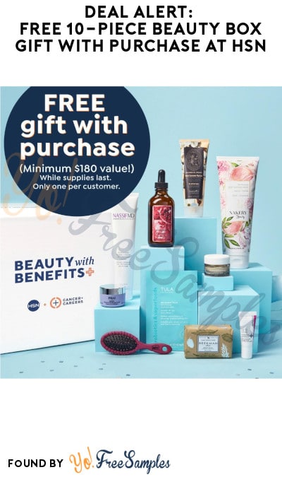 DEAL ALERT: FREE 10-Piece Beauty Box Gift with Purchase at HSN (Online Only)