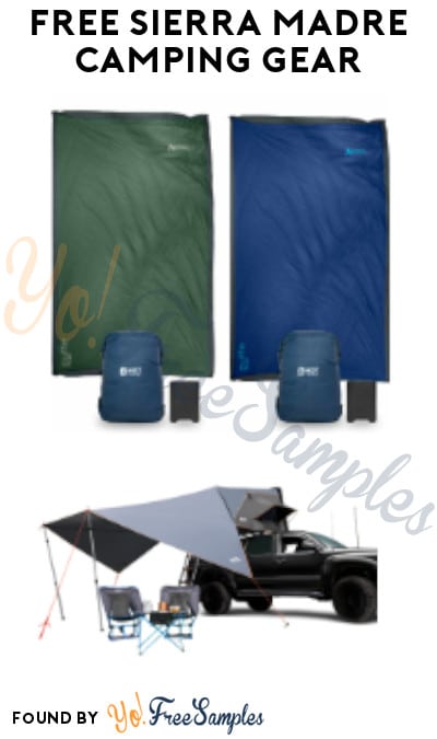 FREE Sierra Madre Camping Gear (Referring Required)