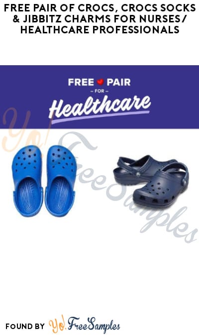 FREE Pair of Crocs, Crocs Socks & Jibbitz Charms for Nurses/Healthcare Professionals (Nomination Required)