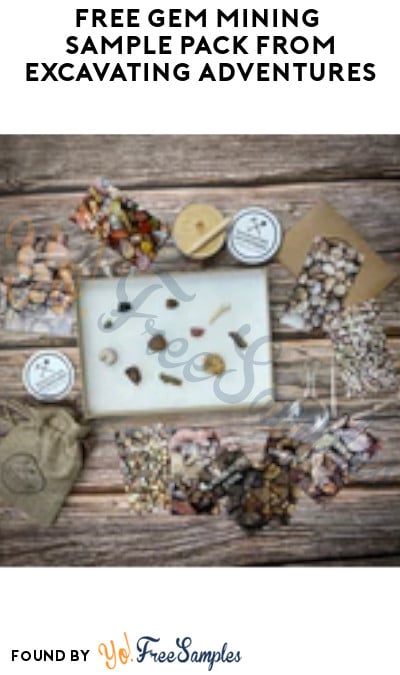 FREE Gem Mining Sample Pack from Excavating Adventures (Schools Only)