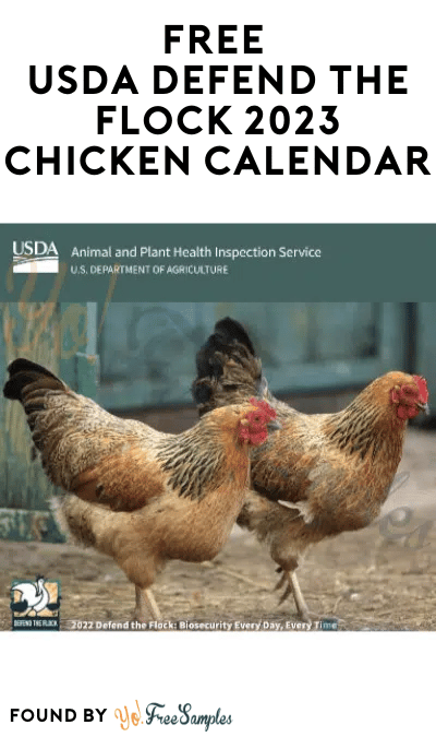 FREE USDA Defend The Flock 2023 Chicken Calendar