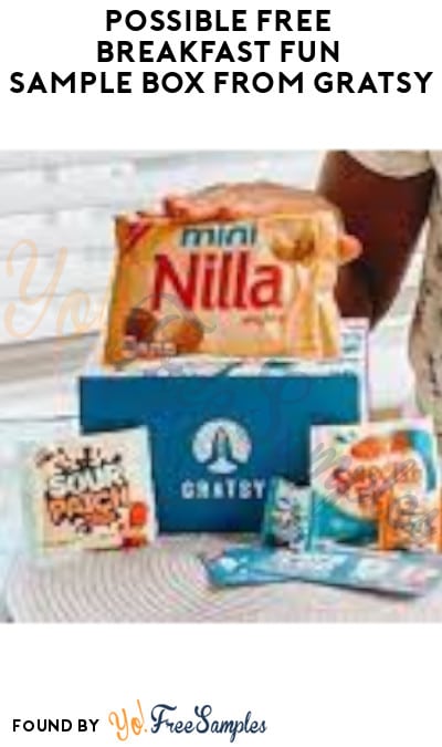 Possible FREE Breakfast Fun Sample Box from Gratsy (Messenger Required)