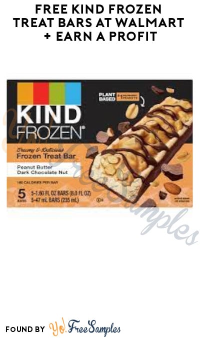 FREE Kind Frozen Treat Bars at Walmart + Earn A Profit (Ibotta, Fetch Rewards & Shopkick Required)