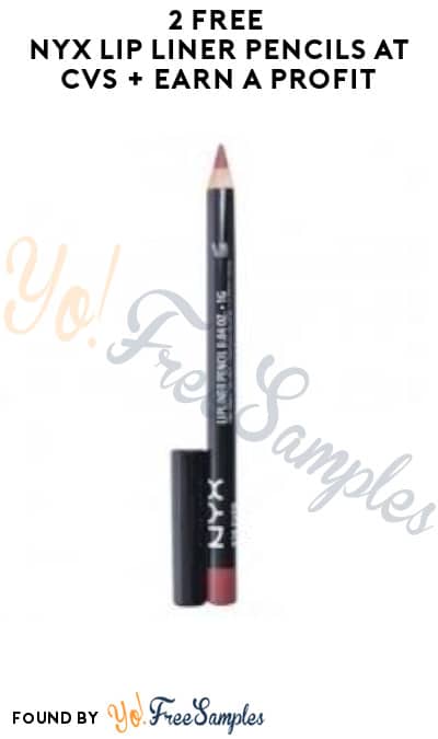 2 FREE NYX Lip Liner Pencils at CVS + Earn A Profit (Account/App Required)