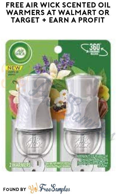FREE Air Wick Scented Oil Warmers at Walmart or Target + Earn A Profit (Coupons App Required)