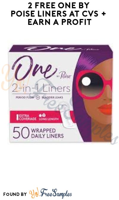 2 FREE One by Poise Liners at CVS + Earn A Profit (Coupons, Ibotta & Fetch Rewards Required)