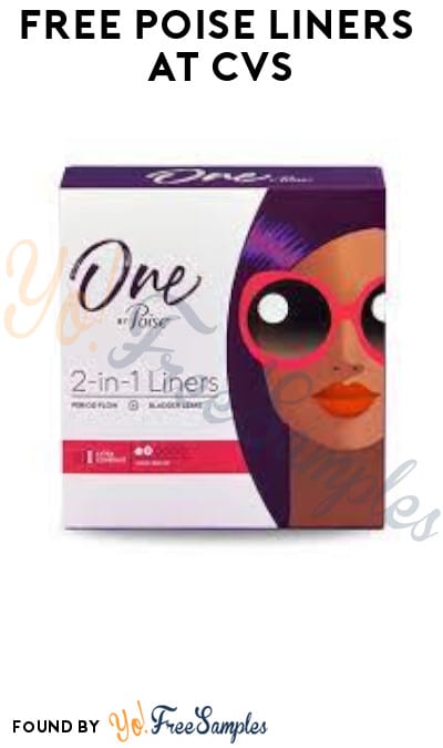 FREE Poise Liners at CVS (Account/Coupon & Fetch Rewards Required)