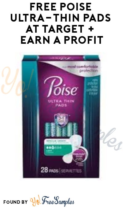 FREE Poise Ultra-Thin Pads at Target + Earn A Profit (Fetch Rewards & Target Circle Coupon Required)