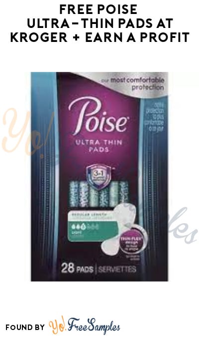 FREE Poise Ultra-Thin Pads at Kroger + Earn A Profit (Coupon, Ibotta & Fetch Rewards Required)
