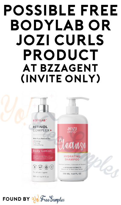 Possible FREE Bodylab Or Jozi Curls Product At BzzAgent (Invite Only)