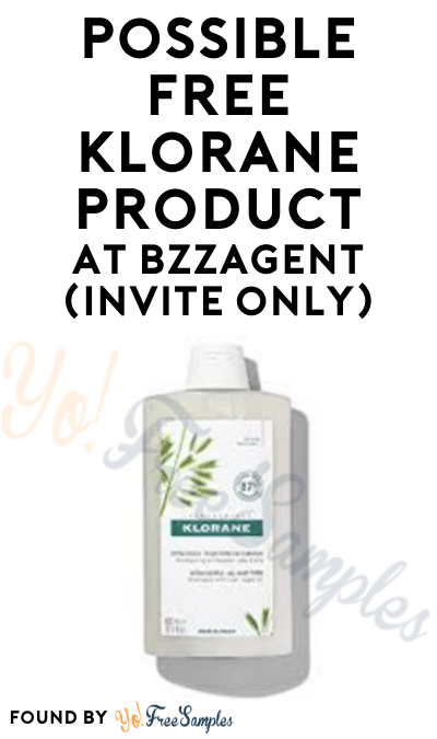 Possible FREE Klorane Product At BzzAgent (Invite Only)