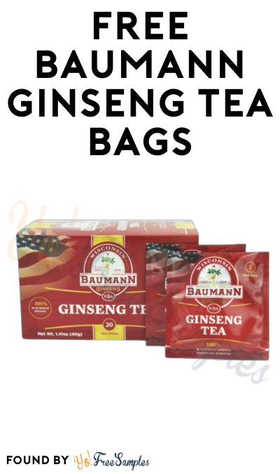 FREE Baumann Ginseng Tea Bags