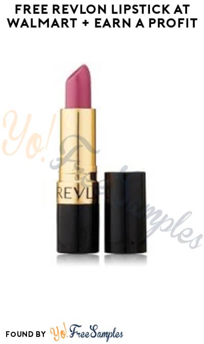 FREE Revlon Lipstick at Walmart + Earn A Profit (Ibotta + Clearance Required)